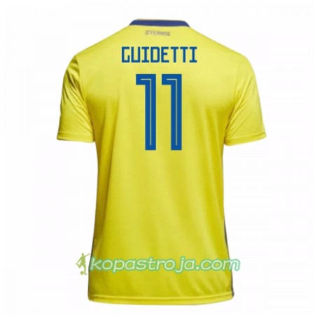 Billiga Fotbollströjor Sverige Guidetti 11 WM 2018 Hemma tröja